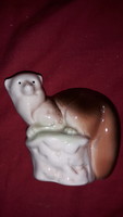 Old Russian cccp rare weasel, nyest hunting ferret porcelain figure 10 cm according to the pictures