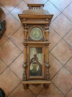 Antique chiseled 2 heavy wall clocks