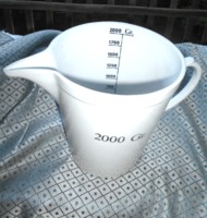 Zsolnay extremely rare perfect measuring cup large size porcelain -- 2000 gr