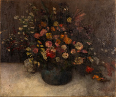 Attributed to Elemér Vass (1887-1957): still life with flowers