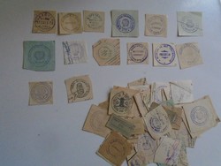 D202321 field trip old stamp impressions - 63 pcs approx. 1900-1950's