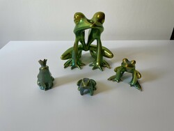 Zsolnay eosin frogs
