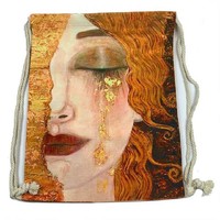 Klimt canvas backpack 2 (100089)