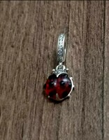 Pandora red ladybug pendant
