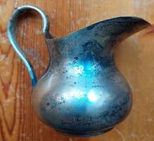 Silver-plated copper jug, 1 decis, a.K.& Cle, table vinegar or oil holder (even with free delivery),