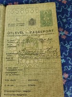 Horty-era passport