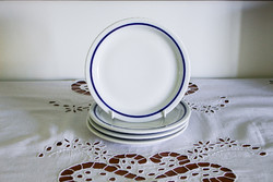 Alföldi, blue-striped, small, canteen plate, under the auspices of éva Ambrus from the early 70s.