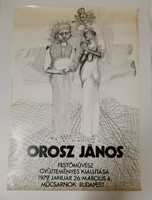 János Orosz, Műcsarnok, 1979 exhibition poster