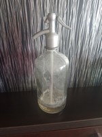 Antik szódavizes  italos üveg 1 literes, szóda, víz, vizes