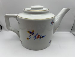 Zsolnay nagy teás kanna porcelán, hibátlan. 16 x 25cm-es.4919