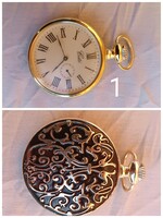 Decorative pocket watches, 9 pieces, together or separately.