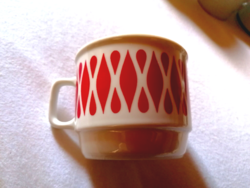 Zsolnay, rare mug with red pattern 26.