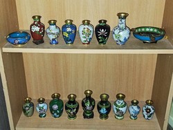 Kínai rekeszzománc váza gyűjtemény