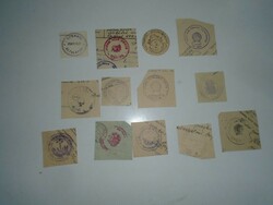 D202326 Gyumrő old stamp impressions 10+ pcs. About 1900-1950's