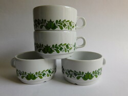Alföldi Hungarian patterned teacups - 4 pieces