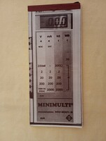 MULTIMETER MM2001 MINIMULTI GEPKONYV magyar 1980 ->