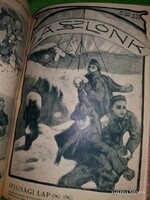 Antik ZÁSZLÓNK 1905 - 1906 cserkész ifjúsági lap, IV.TELJES ÉVFOLYAM KÖNYVBE kötve képek szerint