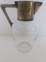 Viennese Jugendstil Bottle Carafe by Albert Köhler & Söhne, Alpaca Silver
