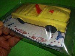 Retro Hungarian traffic goods bazaar goods unopened package service plastic small car 14 cm according to the pictures