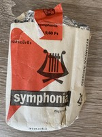 Retro old red symphonia cigarettes with 3 smoke filters, tobacco factory in Debrecen from around the 1970s
