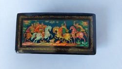 Mstera, old Russian lacquer box