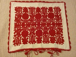 Decorative cushion cover with Kalotaszeg written embroidery