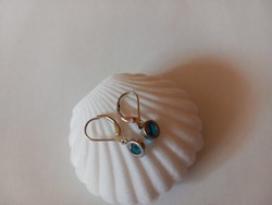 Pretty silver earrings with set stones