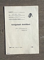Hand grenade throwing booklet 1943