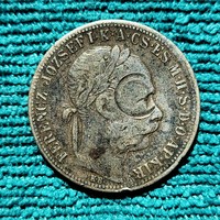 Ferenc József 1 Forint 1887 (ezüst)
