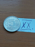 German ndk 5 pfennig 1981 a , alu. XX