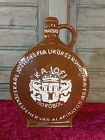 Zsolnay kajofi liqueur bottle, Székesfehérvár