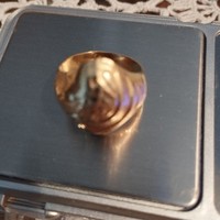 14 karátos arany gyűrű, 3,32 gr. 54-es méret