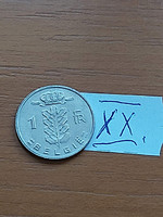 Belgium belgie 1 franc 1988 copper-nickel xx