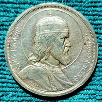 Saint István 5 pence 1938 (silver)