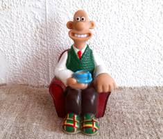 Retro Wallace & Gromit - Wallace - gumi figura 1989