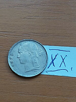 Belgium belgie 1 franc 1975 copper-nickel xx