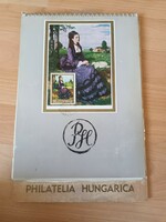 1969 PHILATELIA HUNGARICA BÉLYEGES ASZTALI NAPTÁR