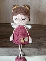 Hand crocheted autumn fairy