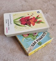 Incomplete field flowers quartet playing card factory 1970 flowers