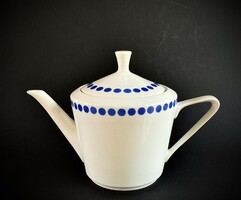 Alföldi display teapot blue polka dot tea spout