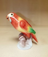 Herend porcelain parrot