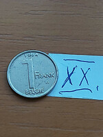 Belgium belgie 1 franc 1994 steel nickel plated xx