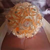 Wedding mcs45 - peach bridal bouquet