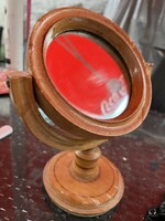 Vintage table wood mirror