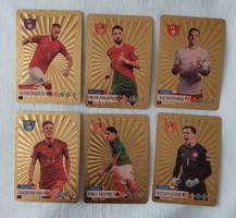 10 golden football cards