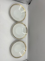 Hollóház porcelain plates, 3 pieces, 10 cm. 4983