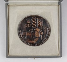 1R170 Szegedi ipari vásár III. díj 1971 bronz emlékplakett