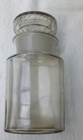Old apothecary bottle with glass stopper