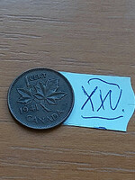 Canada 1 cent 1941 vi. George, bronze xxv
