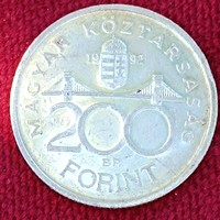 HUF 200 1992 Hungarian National Bank (silver)